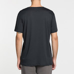 Crew Neck Pocket T-Shirt // Charcoal (L)
