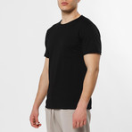 Slim-Fit Pocket Crew Neck T-Shirt // Black (L)