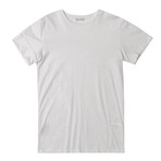 Roll Sleeve Crew Neck T-Shirt // Cream (S)