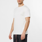 Roll Sleeve Crew Neck T-Shirt // Cream (XL)