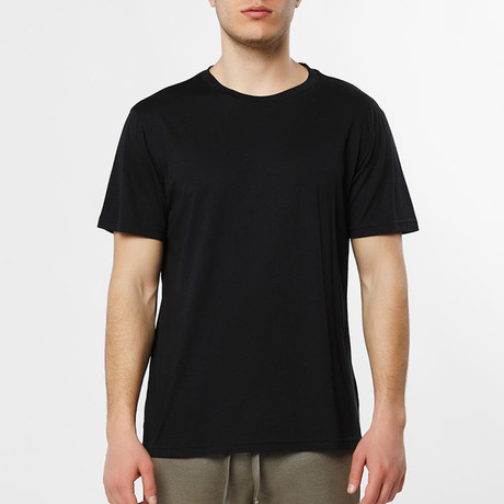 Crew Neck T-Shirt // Black (S)