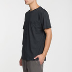 Crew Neck Pocket T-Shirt // Charcoal (2XL)