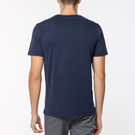 Crew Neck T-Shirt // Navy Blue (2XL)