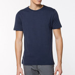 Crew Neck T-Shirt // Navy Blue (S)