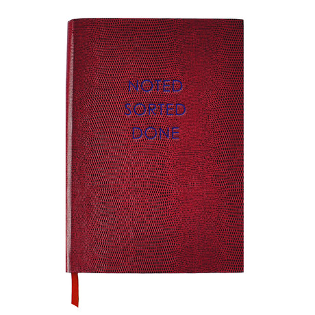 Noted Sorted Done // Red (Small Book)