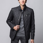 Keele Leather Jacket // Black (Euro: 58)