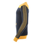 Anchor Sweater // Mustard + Navy (L)