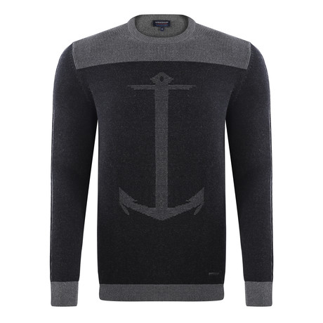 Anchor Sweater // Anthracite + Black (2XL)