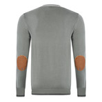 Andrew V-Neck Sweater // Gray (L)