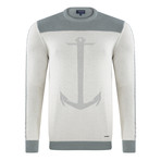 Anchor Sweater // Green + Beige (XL)
