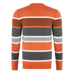 Stripe Pullover // Orange (M)