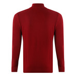 Zip Sweater // Bordeaux (XS)