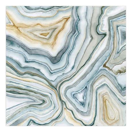 Agate Abstract II // Frameless Printed Tempered Art Glass