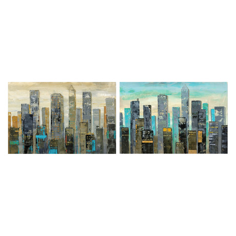 Urban Lights // Frameless Printed Tempered Art Glass (Urban Lights I)