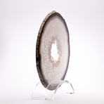 Circular Agate Slab + Acrylic Stand // Ver. 1