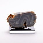 Agate Geode + Acrylic Base