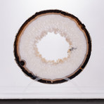 Circular Agate Slab + Acrylic Stand // Ver. 2