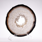 Circular Agate Slab + Acrylic Stand // Ver. 1