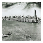 New York Skyline // Frameless Printed Tempered Art Glass (New York Skyline A)