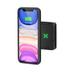 Magnetic Qi Wireless Charging Mountable Pad + iPhone Case // Black (iPhone 11 Pro)