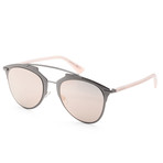 Women's Reflected Sunglasses // Pink + Gray