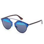 Women's So Real Sunglasses // Blue + Blue Mirror