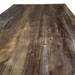 Solid Acacia Wood Dining or Desk Top // Java