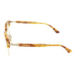Men's Square Optical Frames // Havana + Gold