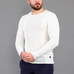 Jordan Tricot Sweater // Ecru (S)