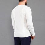 Jordan Tricot Sweater // Ecru (L)