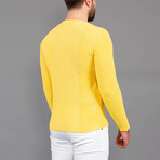 Allan Tricot Sweater // Yellow (M)