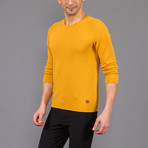 Deshawn Tricot Sweater // Mustard (L)