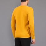 Deshawn Tricot Sweater // Mustard (2XL)