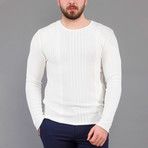 Jordan Tricot Sweater // Ecru (M)