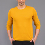 Deshawn Tricot Sweater // Mustard (XL)