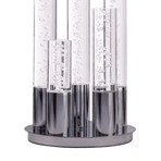 Acrylic Cylinders Table Lamp // 5 Light
