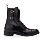 Odilon Brushed Army Boots // Black (Euro: 40)