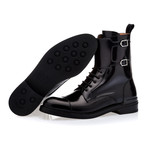 Odilon Brushed Army Boots // Black (Euro: 45)
