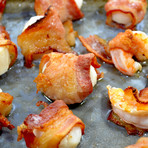 Full Argentine Fiesta // 6 lb (4 lb Scallops + 2 lb Bacon-Wrapped Shrimps)