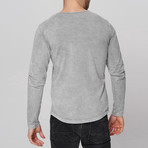 Caleb Long Sleeve Shirt // Gray (Medium)
