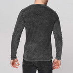 Leroy Long Sleeve Shirt // Anthracite (X-Large)