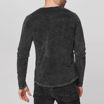 Caleb Long Sleeve Shirt // Anthracite (Large)