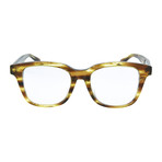 Men's Square Optical Frames // Havana + Silver