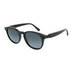 Men's Round Sunglasses // Black + Gray