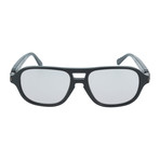 Men's Aviator Optical Frames // Black + Gray