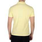 Solid Color Polo Shirt // Yellow (M)