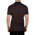 Solid Color Polo Shirt // Brown (2XL)