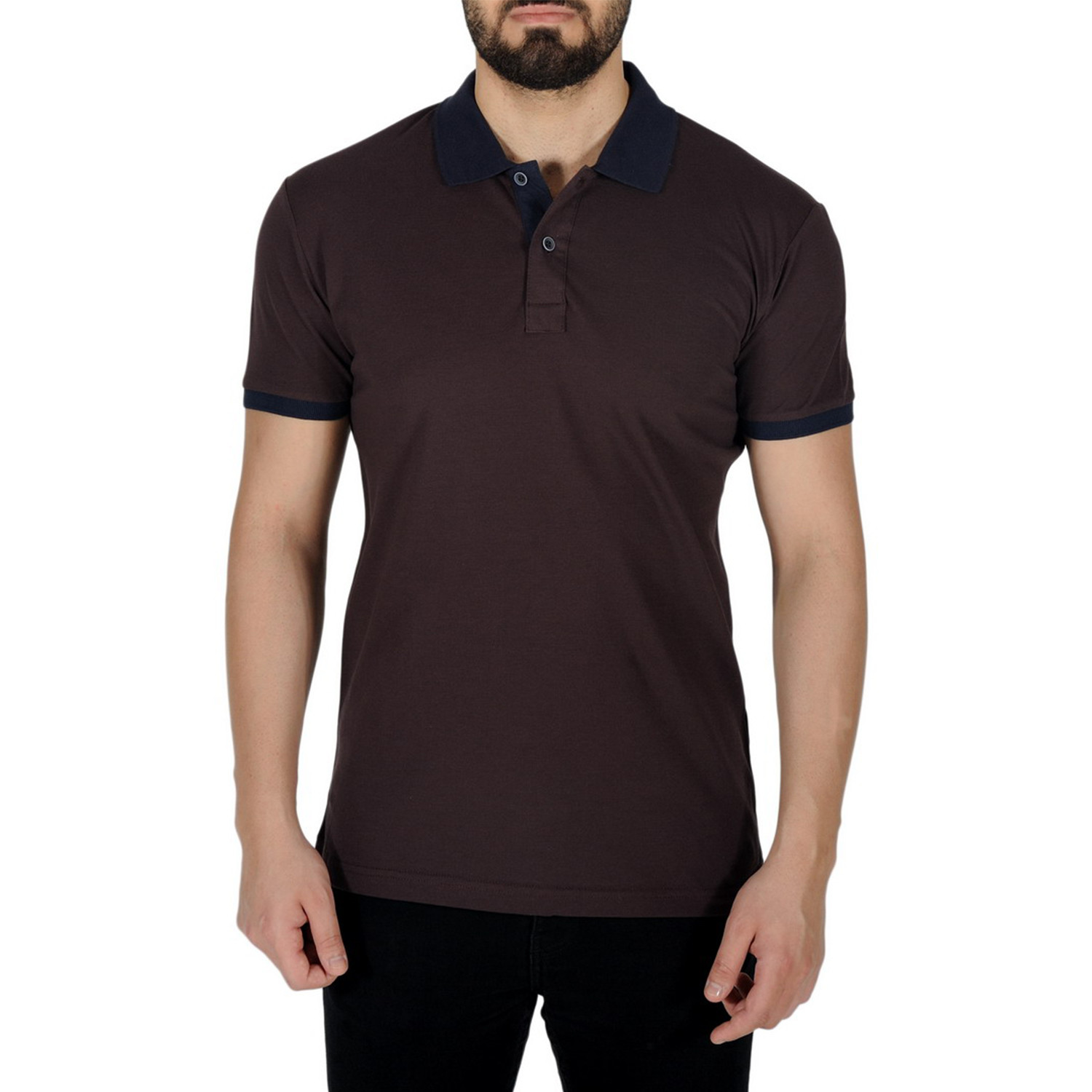Solid Color Polo Shirt // Brown (2XL) - Daffari - Touch of Modern