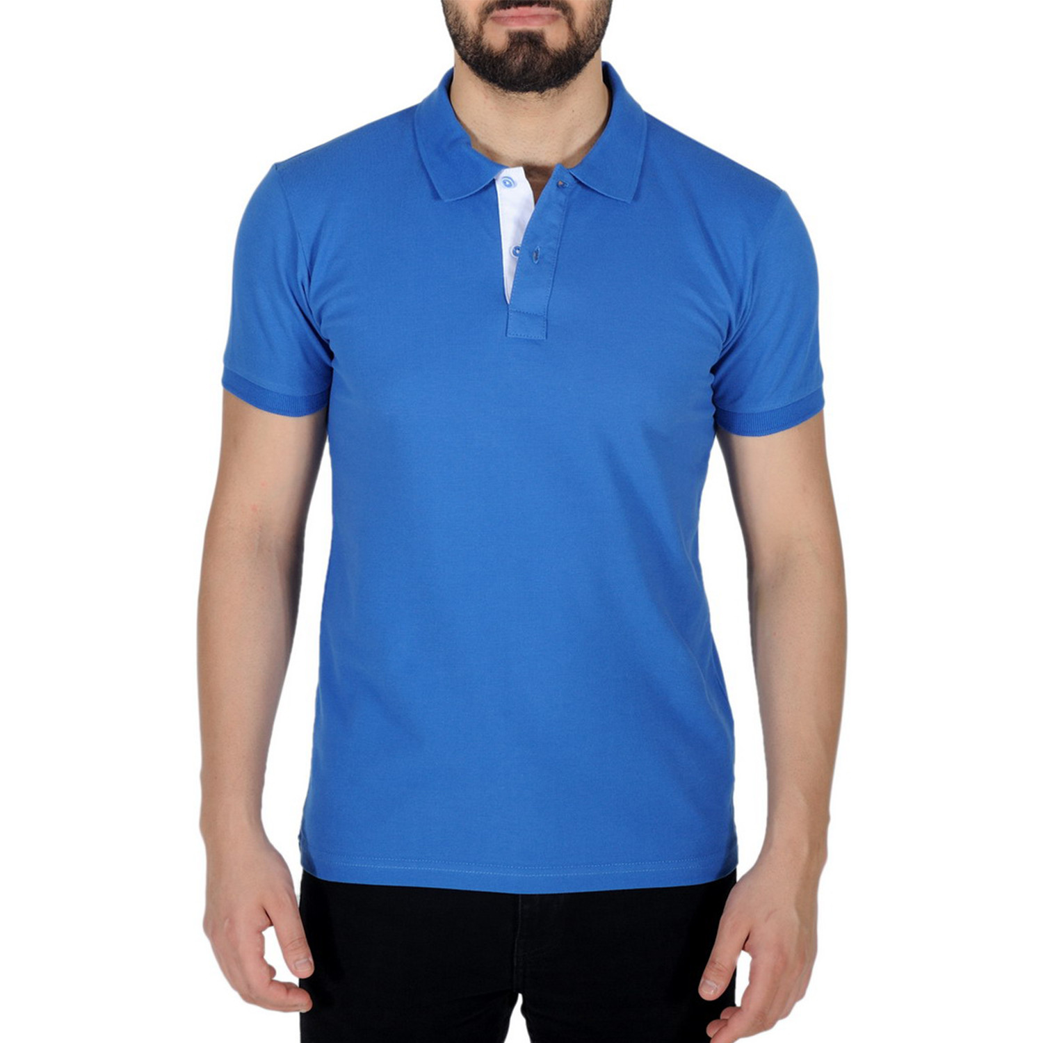 Solid Color Polo Shirt // Parliament Blue (M) - Daffari - Touch of Modern