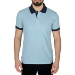 Solid Color Polo Shirt // Sky Blue (S)